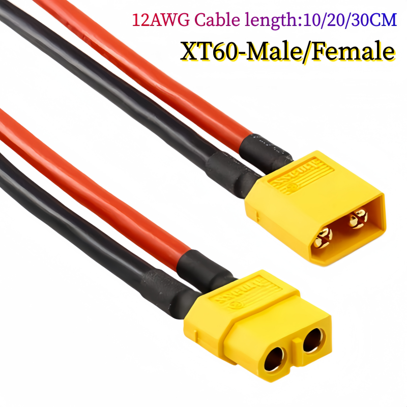 Drone Battery Connector - Разъемы XT60 XT-60 (папа/мама) с силиконовым
