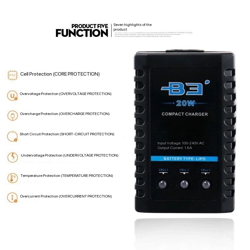 Зарядное устройство B3 20W для – обзор и цена Drone Battery 3S