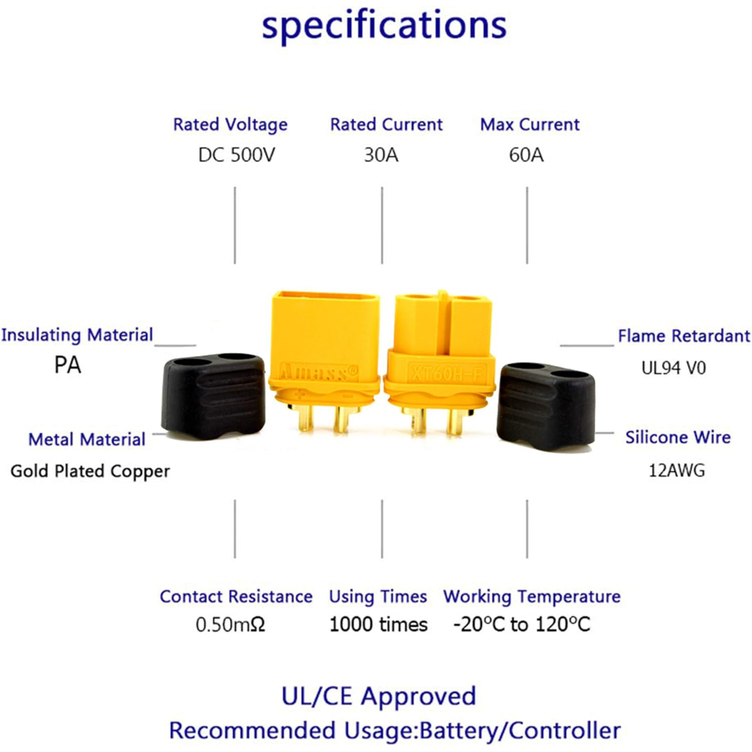 5 пар разъемов XT60H с корпусо – обзор и цена Drone Battery Connector